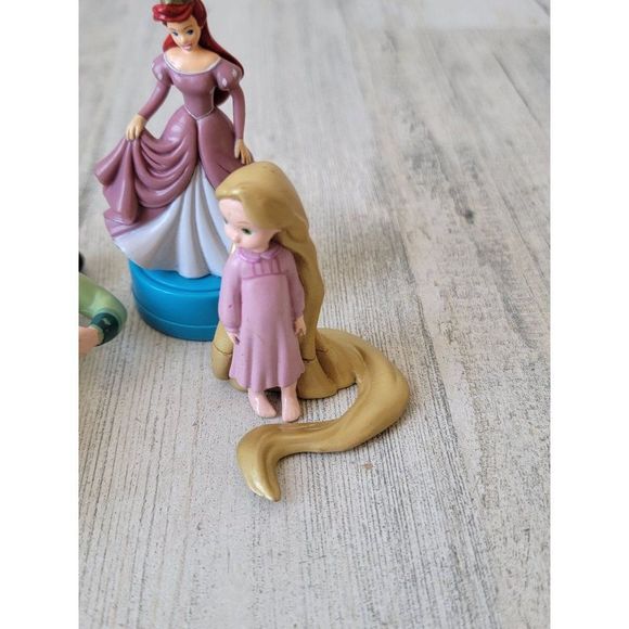 Disney princess Brave Mulan Ariel Cinderella Tangled play set toy figure - Picture 4 of 11